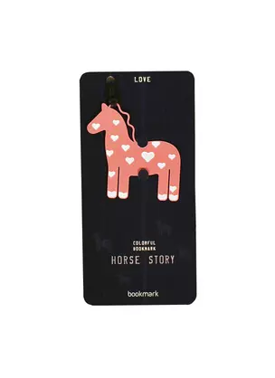 Закладка для книг из сверхтонкой стали Horse Story Love (RBM-241) (Мир Бижу) — 2388406 — 1