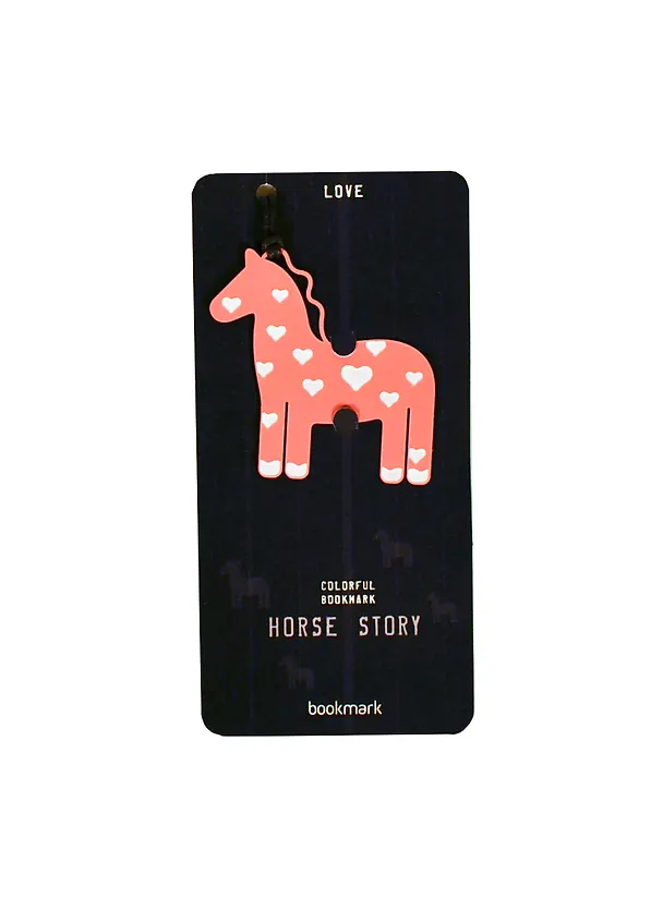 Закладка для книг из сверхтонкой стали Horse Story Love (RBM-241) (Мир Бижу) 2388406 — 1