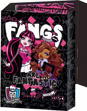 Органайзер трехблочный А6+ "Monster High" ноутбук, адрес.книга, дневник, инд.уп., Академия Групп — 230266 — 1