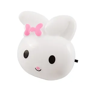 Ночник Кролик (220V) (пластик) (8х8) (блистер) (12-18233-150)