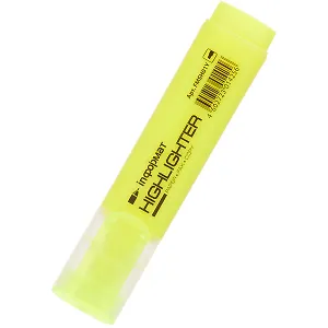 Текстовыделитель inФОРМАТ, желтый 1-4 мм