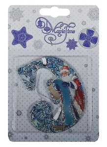 Новогоднее подвесное украшение буква Э (8х7)