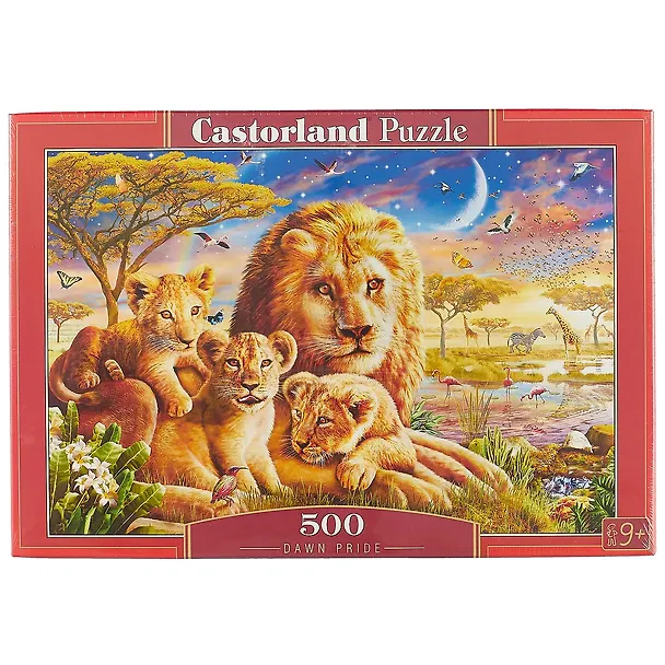 Пазл «Семья львов» 500 элементов, Castorland 2465288 — 1