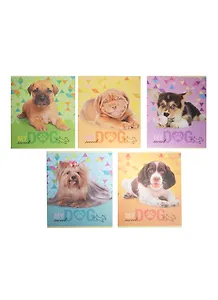 Тетрадь в клетку Hatber, "Милые собачки", 48 листов, в ассортименте