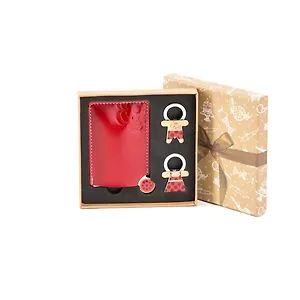 Сувенир Феникс Подарочный набор (2 брелка+квадратн. зеркало) 14*12*1,5см 28452