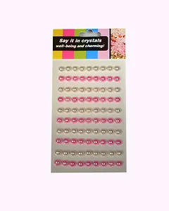 Клеевые жемчужины Zhonghao 8мм на блистере ZH-MQ8017