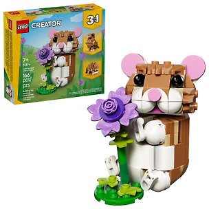 31376 Конструктор LEGO Creator Милый хомяк с цветком, 166 деталей, возраст 7+ 3181303