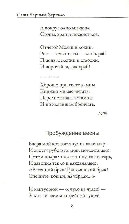 Книга Зеркало (Саша Чёрный) — 5