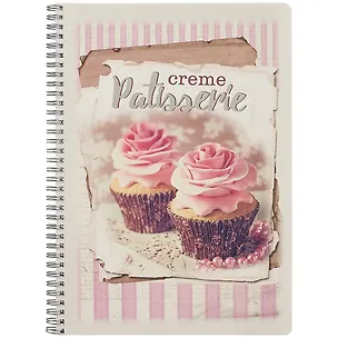 Тетрадь в клетку Academy Style, "Винтажные десерты", А4, 96 листов, в ассортименте 251826