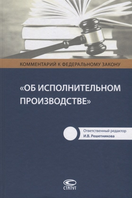 

Комментарий к Федеральному закону Об исполнительном производстве (Решетникова)