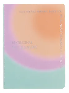 Записная книжка А6 32 листа в клетку, "Rainbow", сшивка, Yoi