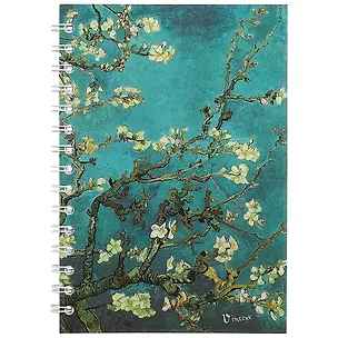 Тетрадь в клетку Hai Bin, "Цветущие ветки миндаля", 80 листов 250750