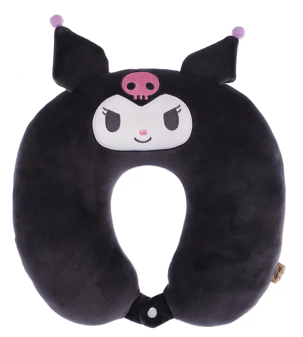 Подушка на шею с кнопкой, (30х30 см), (серый), Sanrio 3132011 — 1