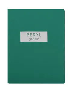 Тетрадь 48л кл. "Beryl Green" мел.картон, печ.пантон, ламинация soft touch