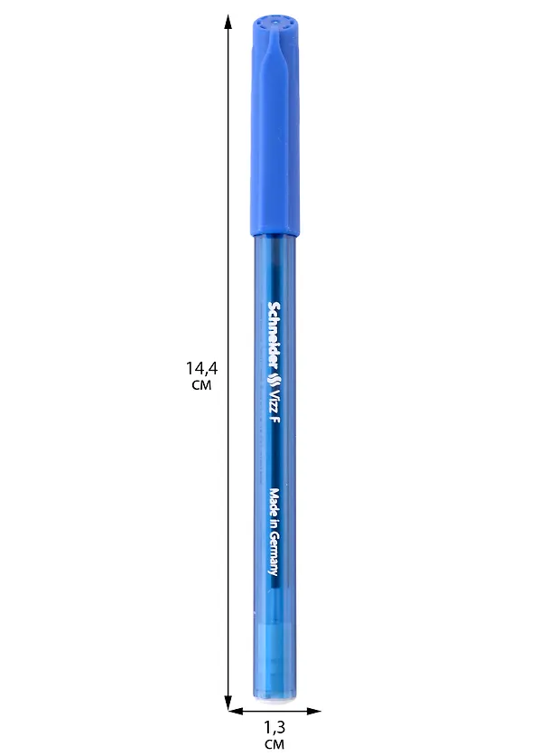 Шариковая ручка синяя 0,8 мм, Vizz F, Schneider 2972291 — 6