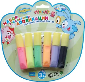 Набор для созд. аппликаций Смешарики (83961) (6цв) (упаковка)