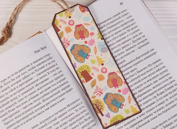 Закладка металл Сова 2573637 — 2