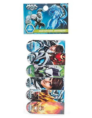Centrum Закладка для книг магнитная Max Steel" 6шт в блистере 85817" 316131