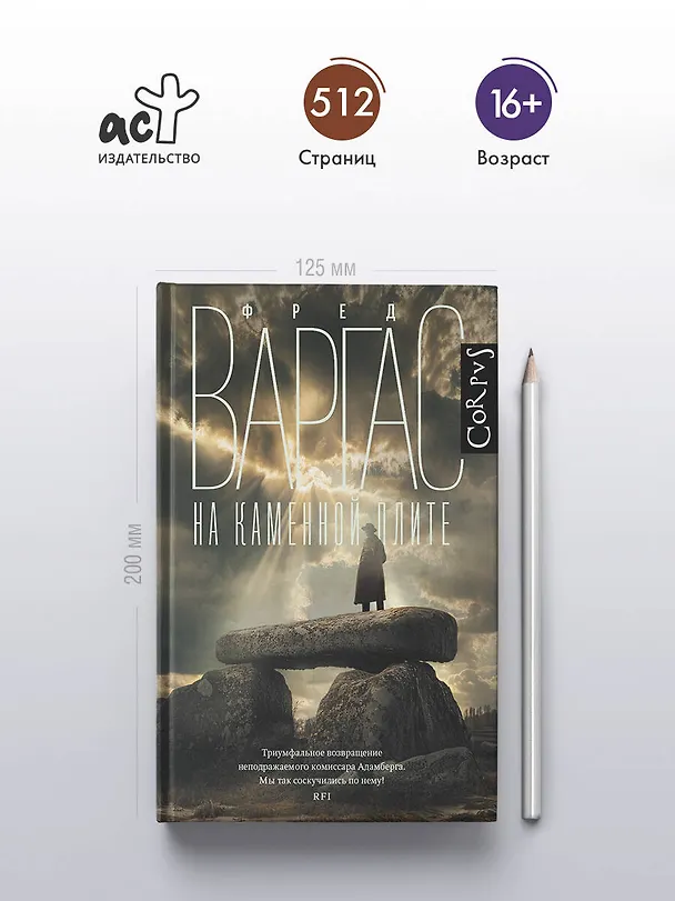 Книга На каменной плите (Фред Варгас) — 5