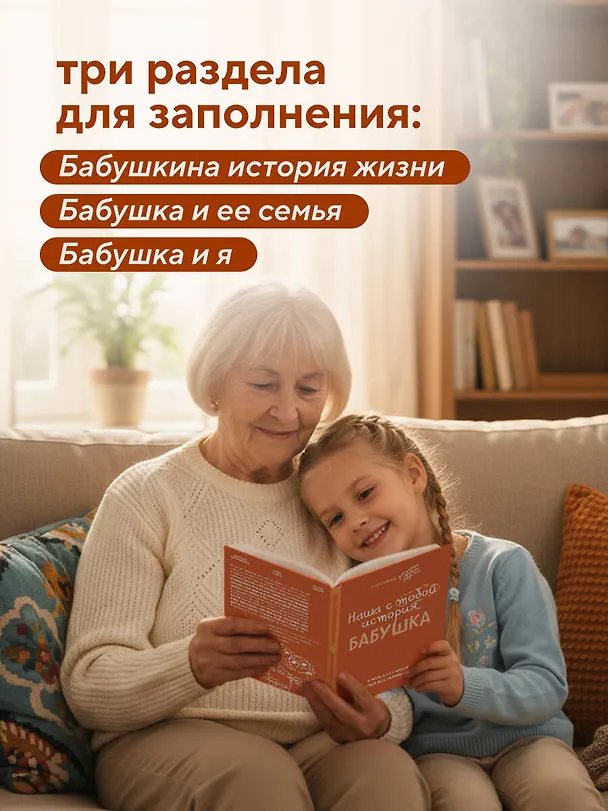 Книга Наша с тобой история, бабушка. Книга для самых теплых воспоминаний (Надежда Шибут) — 10