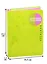 Записная книжка А6 96л кл. малинов.+салатов.иск.кожа, мягк.переплет, ляссе, желт.офсет, оранж.офсет, инд.уп. — 255741 — 2
