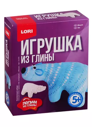 Набор для творчества LORI Игрушка из глины Мишка — 2765177 — 1