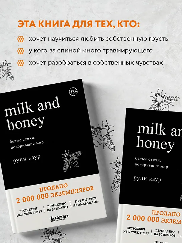 Книга Milk and Honey. Белые стихи, покорившие мир (Рупи Каур) — 8