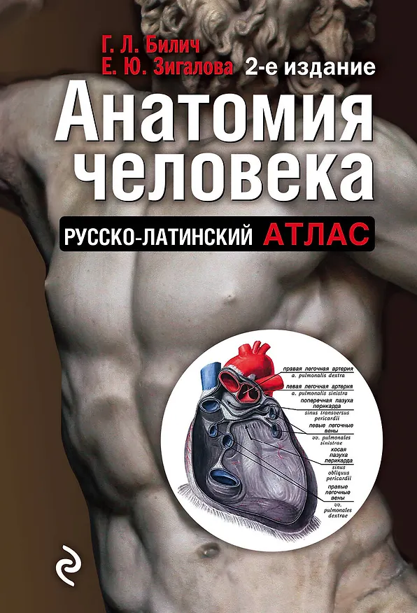 Книга Анатомия человека:рус-лат.атл.2-е изд (Габриэль Билич) — 1