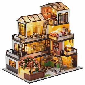 Сборная модель Румбокс «Уютный отель», 18х13х16.8, Mini House DIY