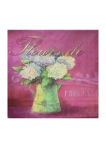 Набор д/творчества Салфетки д/декупажа 33*33см 20шт 3-х слойные Сирень (AY-1619B)