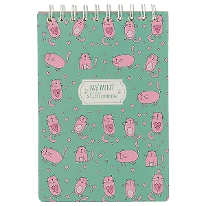 Скетчбук «My mint cat», 100 листов, А5