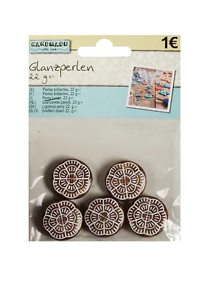 Набор для творчества, Бусины Craft Deco цветок орнамент 5шт, 2см 2535128