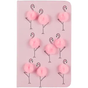 Записная книжка А6 110л лин. "Пушистый фламинго" 7БЦ