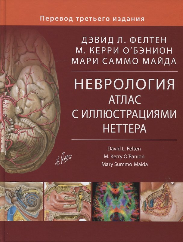 Книга Неврология Атлас с иллюстрациями Неттера (Фелтен) () — 1