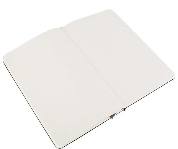 Книга для записей А5, 120 листов, нелинованная "Classic Large", черная, жесткая обложка, резинка, Moleskine 240952 — 4