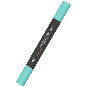 Маркер художественный "Сонет" зеленая бирюза, двухсторон., тонк. и широк.долото, Сонет