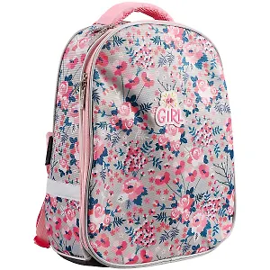 Ранец "GO GIRL" жесткокаркасный, 2отд.
