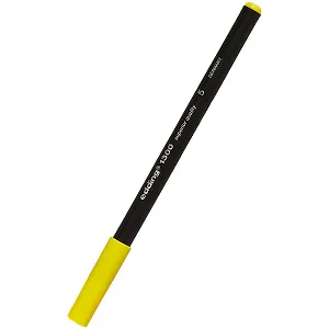 Фломастер с круглым наконечником 2мм, желтый, Edding