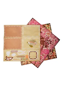 Набор для скрапбукинга HOBBY (899128) (330-2092) (2шт) (30,5х30,5см) (+элементы для декора) (упаковка)