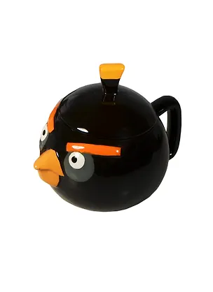 Angry Birds Кружка объемная с крышкой Черная птица (доломит) 2427955