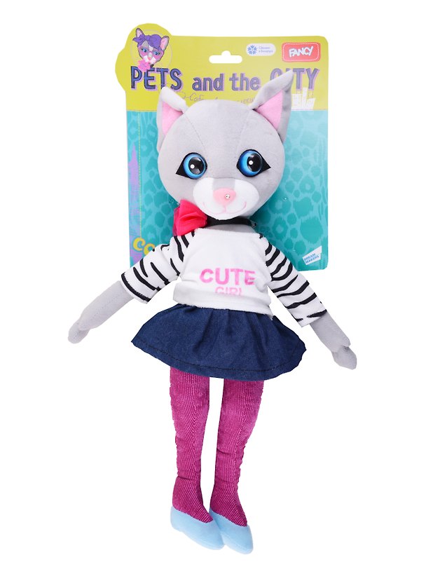 Игрушка мягкая, FANCY, Кошка Сьюзетт KOS1 2701186 — 1