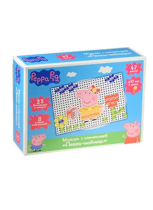 Набор для творчества, т.м. Peppa Pig, Мозаика с аппликацией Пеппа-модница 2539684