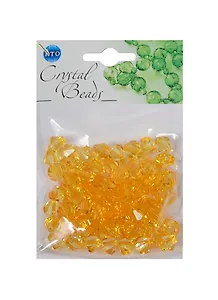 Набор бусин Кристальная игра Кристаллы желтые (CRP075) (10мм) (упаковка)