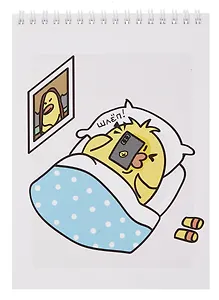 Блокнот А5 60 листов "Цып Цыпыч" спираль