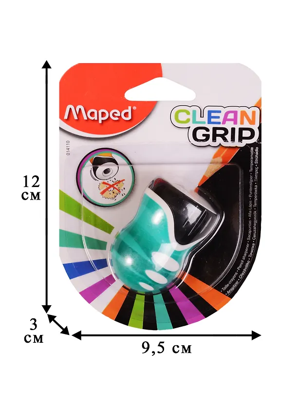 Точилка «Clean Grip», 1 отверстие, пластик, Maped 232363 — 4