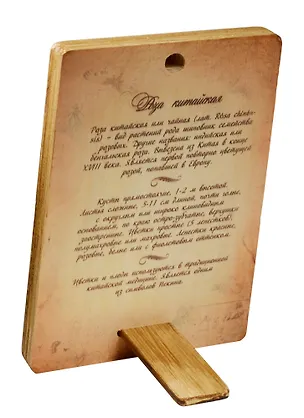 Плакетка Роза китайская (1РВ_010) (18х12) 2549539