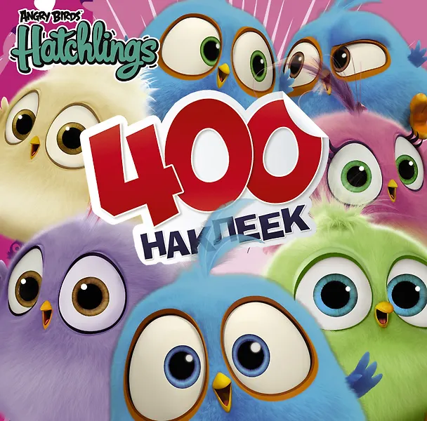 Книга Angry Birds. Hatchlings. 400 наклеек () — 1