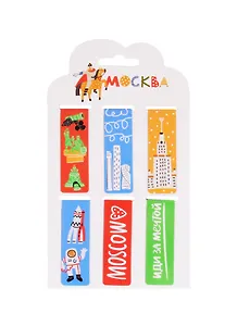 Магнитные закладки "Москва. Юрий Долгорукий", 6 штук