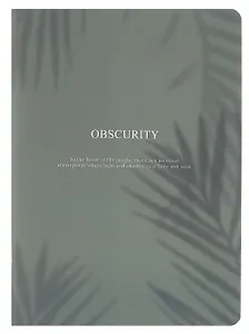 Тетрадь А4 40л кл. "Shadow", зеленый, карт.обл., скрепка, ламинация, микротекстурирование