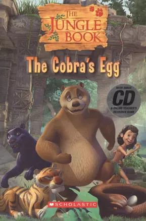 Popcorn Rdr: Lev 1: The Jungle Book: Cobras Egg with CD — 2521960 — 1